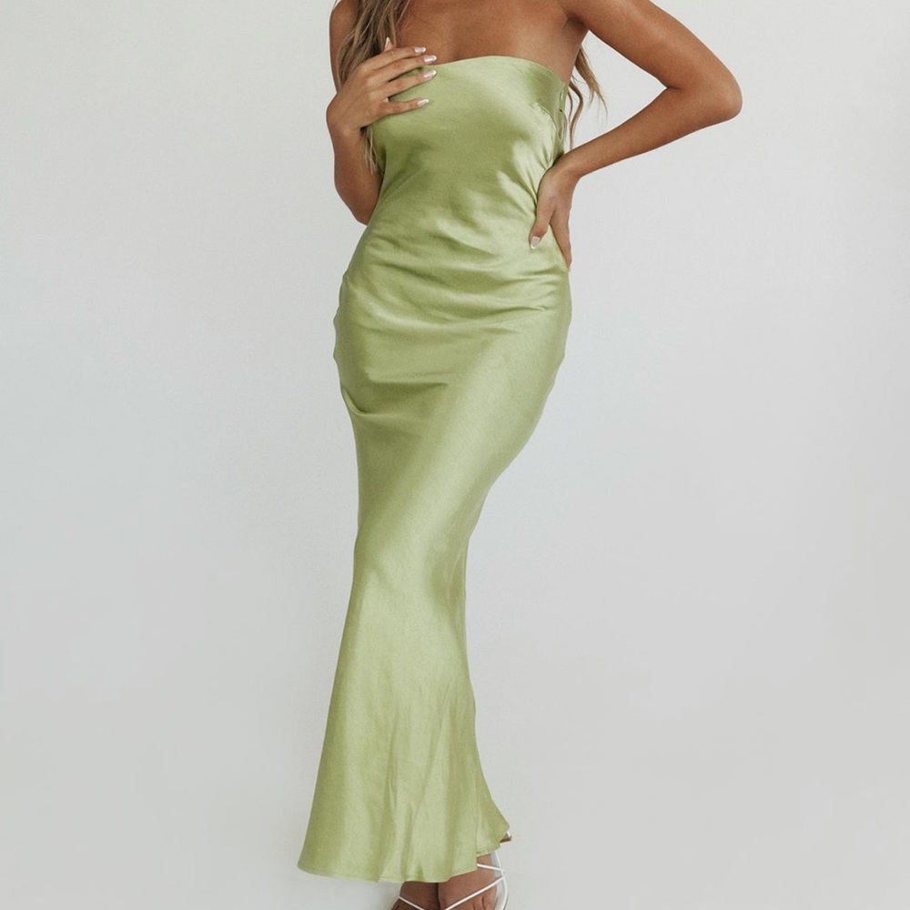 Princess Polly Haley Maxi Dress Green